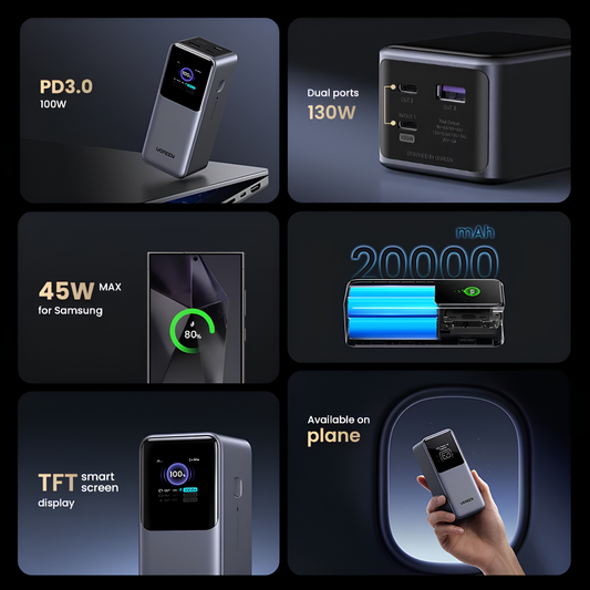 Power Bank UGREEN Nexode 20000 mAh 130W