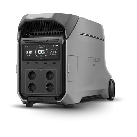 EcoFlow Delta Pro 3 Estación de Energía Portátil + 2 Panel Solar Portátil de 400 W