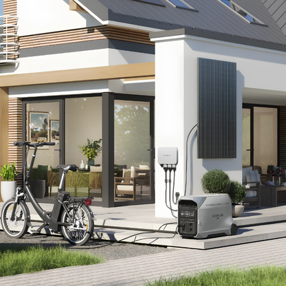 EcoFlow Delta Pro 3 Estación de Energía Portátil + 2 Panel Solar Portátil de 400 W