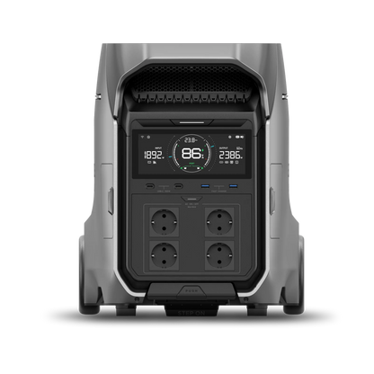 Estación de energía portátil EcoFlow DELTA Pro 3 4096 Wh 4000 W + batería adicional de 4096 Wh · 8,19 kWh