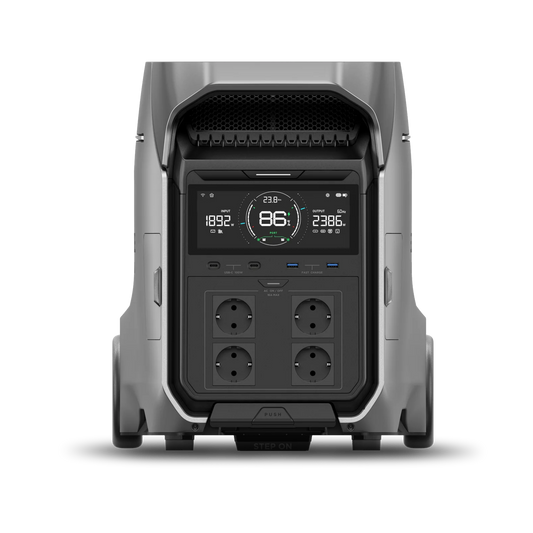 Estación de energía portátil EcoFlow DELTA Pro 3 4096 Wh 4000 W + 2 x batería adicional de 4096 Wh · 12 kWh