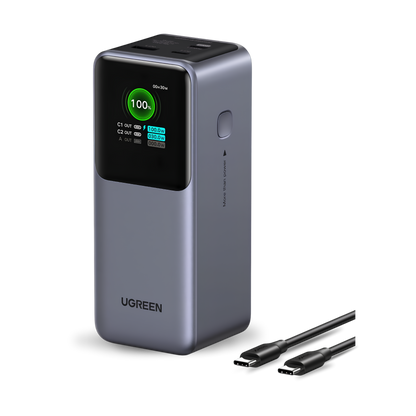 Power Bank Ugreen Nexode 25000 mA/h 200W carga rápida