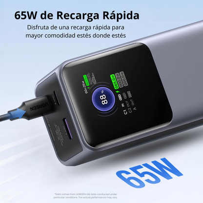 Power Bank Ugreen Nexode 25000 mA/h 200W carga rápida