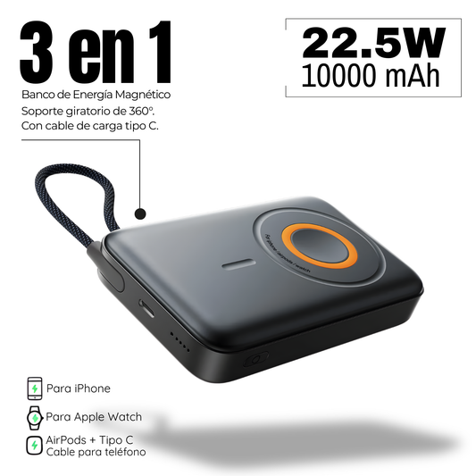 Banco de energía magnético - 10000 mAh