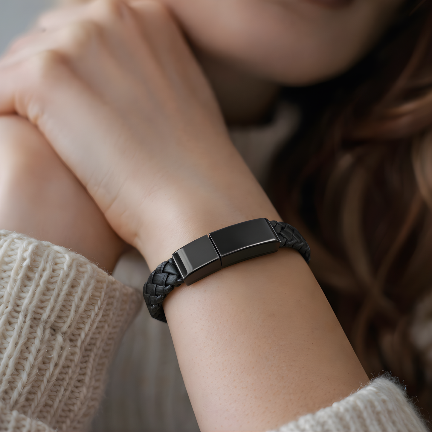 Pulsera Cargador USB 3 en 1 de Cuero